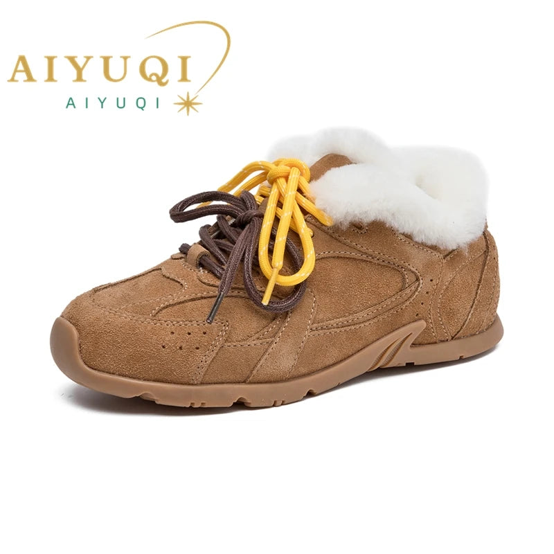 Genuine Leather Flat Casual Shoes