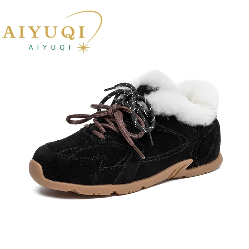 Genuine Leather Flat Casual Shoes