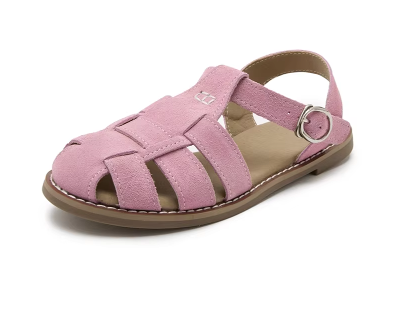 Genuine Leathered Hollow Baotou Sandals