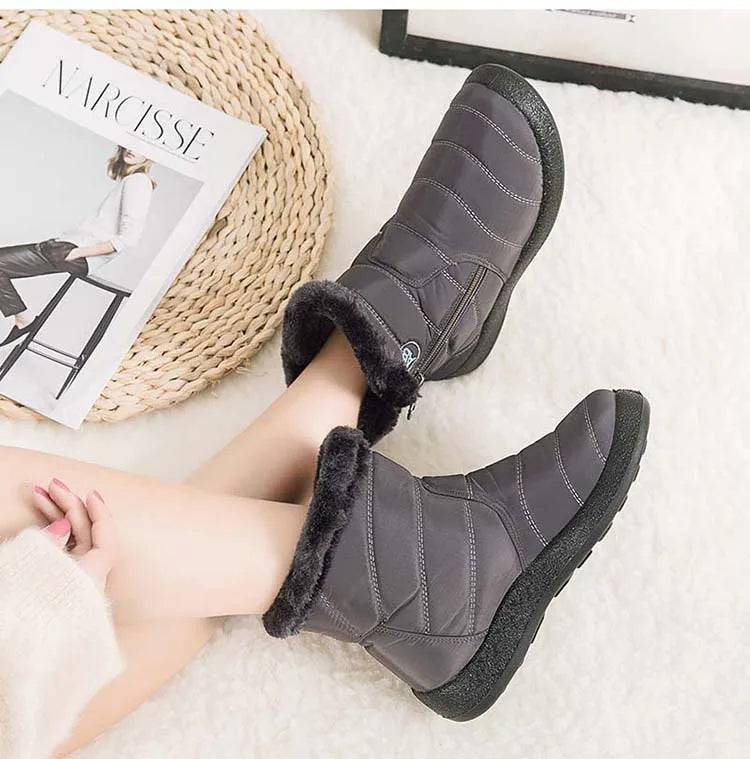 Women's Soft Fur Winter Boots
