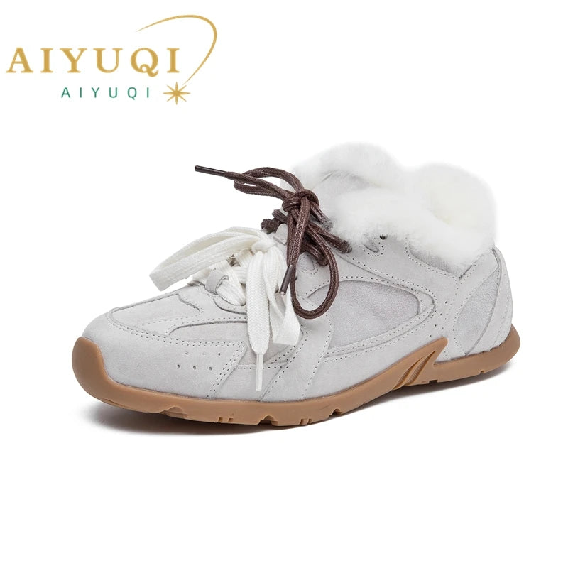 Genuine Leather Flat Casual Shoes